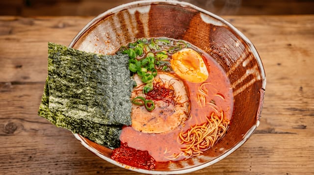 Tonkotsu Red Ramen.